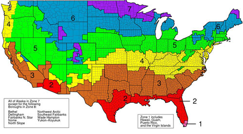 r-value insulation map based on climate in Wisconsin